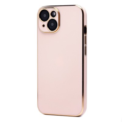 Чехол-накладка для Apple iPhone 15 (светло-розовый) SC301