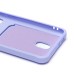 Чехол-накладка с картхолдером для Samsung Galaxy S24 (светло-фиолетовый) SC304