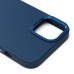 Чехол-накладка для Apple iPhone 14 (темно- голубой) SC311