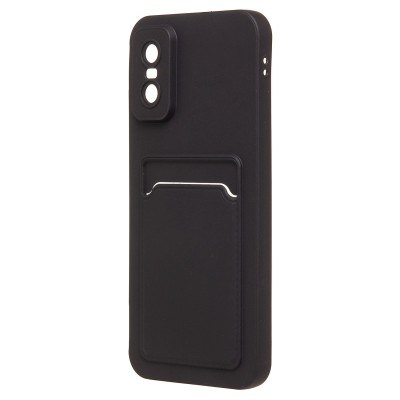 Чехол-накладка с картхолдером для Infinix GT 30 Pro (черный) SC337