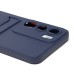 Чехол-накладка с картхолдером для Realme C71 (темно- голубой) SC337