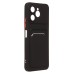 Чехол-накладка с картхолдером для Tecno Spark 40 (черный) SC337