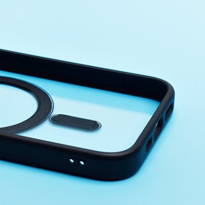 Чехол-накладка для Apple iPhone 16e (черный) SM004 SafeMag