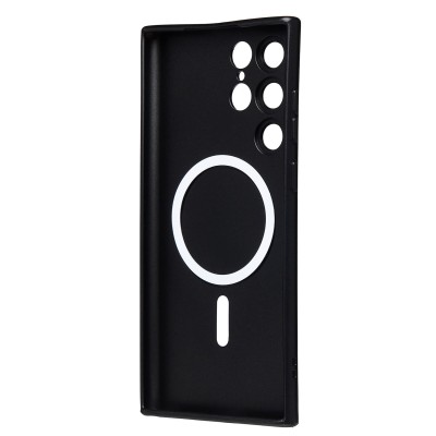 Чехол-накладка для Samsung S9080 Galaxy S22 Ultra (черный) SM020 Matte SafeMag Чехол-накладка для Samsung S9080 Galaxy S22 Ultra (черный) SM020 Matte SafeMag