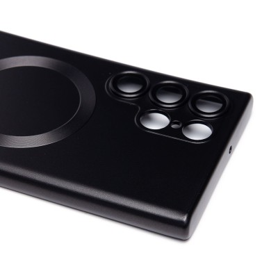 Чехол-накладка для Samsung S9080 Galaxy S22 Ultra (черный) SM020 Matte SafeMag Чехол-накладка для Samsung S9080 Galaxy S22 Ultra (черный) SM020 Matte SafeMag