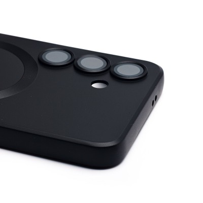 Чехол-накладка для Samsung S921B Galaxy S24 (черный) SM020 Matte SafeMag