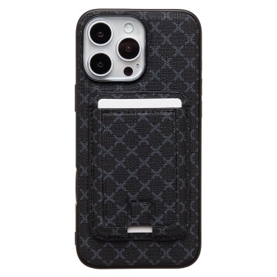 Чехол-накладка c картхолдером для Apple iPhone 16 Pro Max (черный) SM022 SafeMag