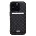 Чехол-накладка c картхолдером для Apple iPhone 16 Pro (черный) SM022 SafeMag