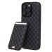 Чехол-накладка c картхолдером для Apple iPhone 16 Pro (черный) SM022 SafeMag