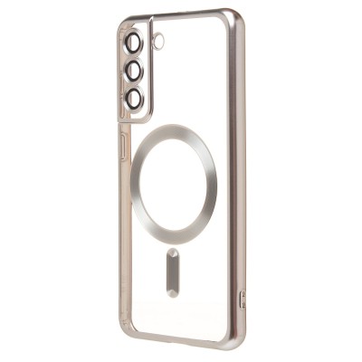 Чехол-накладка для Samsung Galaxy S21FE (серебристый) SM027 SafeMag Чехол-накладка для Samsung Galaxy S21FE (серебристый) SM027 SafeMag