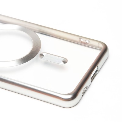 Чехол-накладка для Samsung Galaxy S21FE (серебристый) SM027 SafeMag Чехол-накладка для Samsung Galaxy S21FE (серебристый) SM027 SafeMag