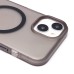 Чехол-накладка для Apple iPhone 15 (черный/матово-прозрачный) SM038 SafeMag
