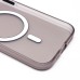 Чехол-накладка для Apple iPhone 15 (черный/матово-прозрачный) SM038 SafeMag