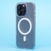 Чехол-накладка для Apple iPhone 16 Pro (белый/матово-прозрачный) SM038 SafeMag