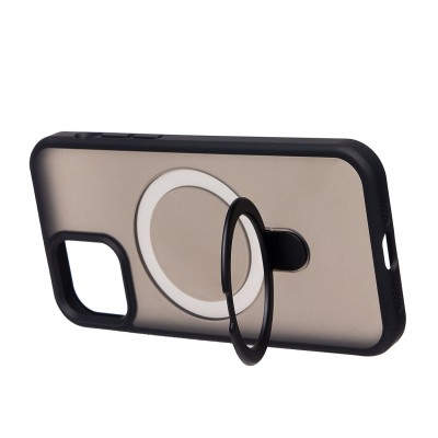 Чехол-накладка для iPhone 12 Pro (черный) - SM088 SafeMag