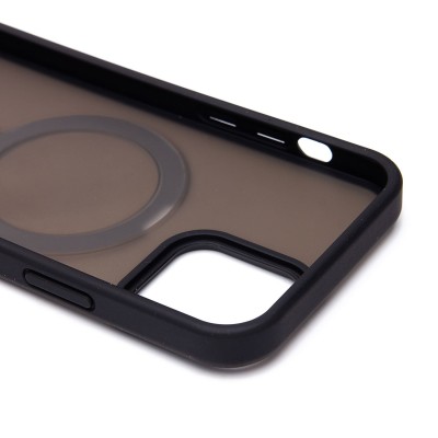 Чехол-накладка для iPhone 12 Pro (черный) - SM088 SafeMag