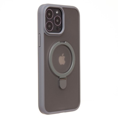 Чехол-накладка для Apple iPhone 14 Pro Max (серый) - SM088 SafeMag