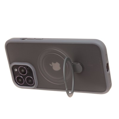 Чехол-накладка для Apple iPhone 14 Pro Max (серый) - SM088 SafeMag