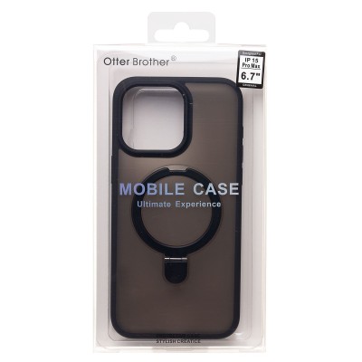 Чехол-накладка для Apple iPhone 15 Pro Max (черный) - SM088 SafeMag