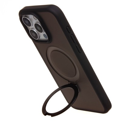 Чехол-накладка для Apple iPhone 15 Pro Max (черный) - SM088 SafeMag