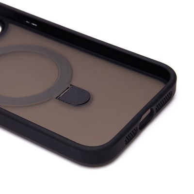 Чехол-накладка для Apple iPhone 15 Pro Max (черный) - SM088 SafeMag