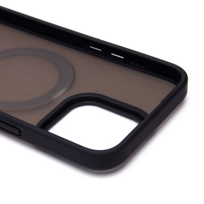 Чехол-накладка для Apple iPhone 15 Pro Max (черный) - SM088 SafeMag