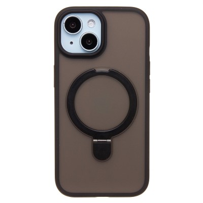 Чехол-накладка для Apple iPhone 15 (черный) SM088 SafeMag