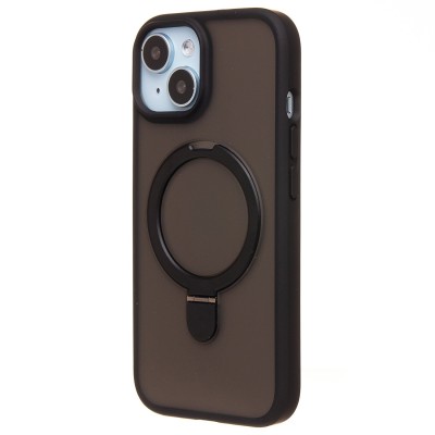 Чехол-накладка для Apple iPhone 15 (черный) SM088 SafeMag