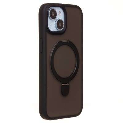 Чехол-накладка для Apple iPhone 15 (черный) SM088 SafeMag
