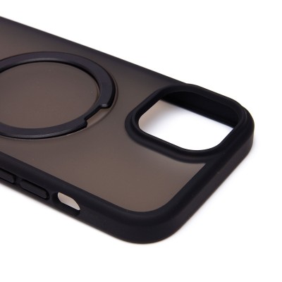 Чехол-накладка для Apple iPhone 15 (черный) SM088 SafeMag