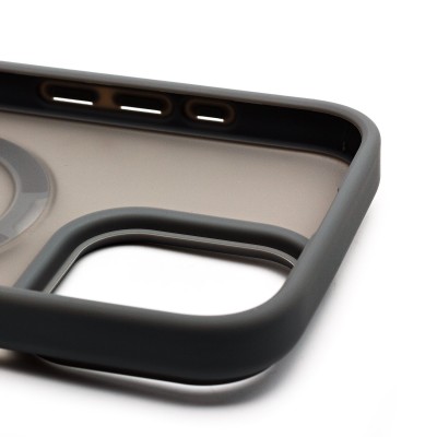 Чехол-накладка для Apple iPhone 16 Pro Max (серый) - SM088 SafeMag