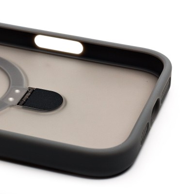 Чехол-накладка для Apple iPhone 16 Pro Max (серый) - SM088 SafeMag