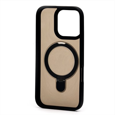Чехол-накладка для Apple iPhone 16 Pro (черный) - SM088 SafeMag