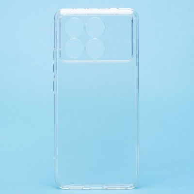 Чехол-накладка для Xiaomi Poco X6 Pro 5G (прозрачный) Activ ASC-101 Puffy 0.9мм