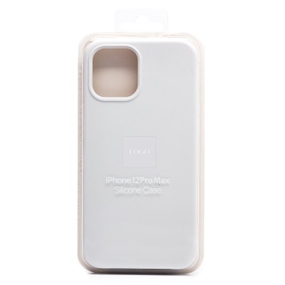 Чехол-накладка для Apple iPhone 12 Pro Max (белый) [ORG] Soft Touch