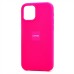 Чехол-накладка для iPhone 12 Pro (темно- розовый) [ORG] Soft Touch