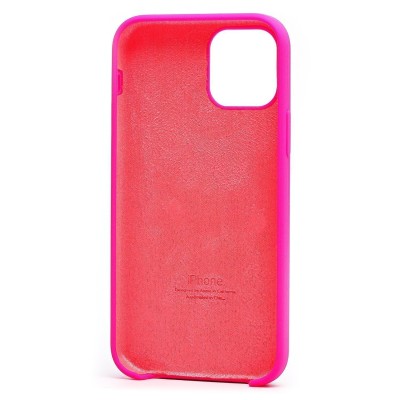 Чехол-накладка для iPhone 12 Pro (темно- розовый) [ORG] Soft Touch