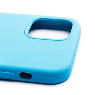 Чехол-накладка для iPhone 12 Pro (светло-голубой) [ORG] Soft Touch