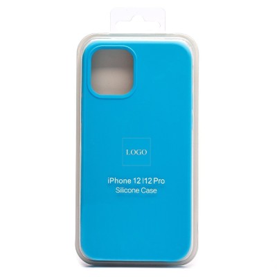 Чехол-накладка для iPhone 12 Pro (светло-голубой) [ORG] Soft Touch