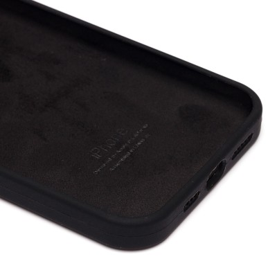 Чехол-накладка для Apple iPhone 14 Pro Max (черный) [ORG] Soft Touch