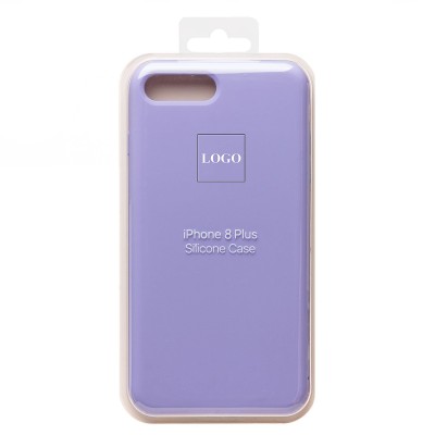 Чехол-накладка для iPhone 8 Plus (пастельно-фиолетовый) [ORG] Soft Touch