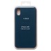 Чехол-накладка для Apple iPhone XR (темно- голубой) [ORG] Soft Touch