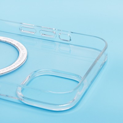 Чехол-накладка для Apple iPhone 14 (прозрачный) ORG PC Clear Case SafeMag