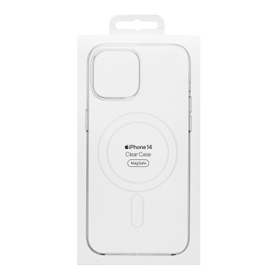 Чехол-накладка для Apple iPhone 14 (прозрачный) ORG PC Clear Case SafeMag