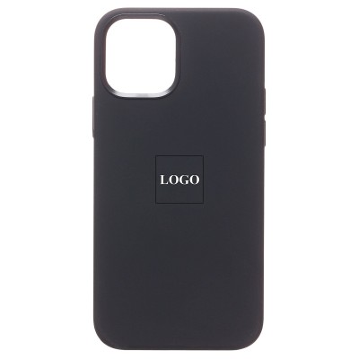 Чехол-накладка для Apple iPhone 12 Pro Max (чёрный) ORG Silicone Case SafeMag с анимацией