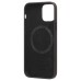 Чехол-накладка для Apple iPhone 12 Pro Max (чёрный) ORG Silicone Case SafeMag с анимацией