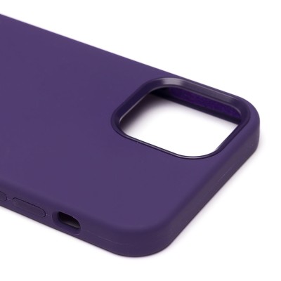 Чехол-накладка для iPhone 12 Pro (аметист) ORG Silicone Case SafeMag с анимацией