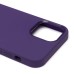 Чехол-накладка для iPhone 12 Pro (аметист) ORG Silicone Case SafeMag с анимацией