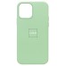 Чехол-накладка для Apple iPhone 12/iPhone 12 Pro (фисташковый) ORG Silicone Case SafeMag с анимацией