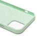 Чехол-накладка для Apple iPhone 12/iPhone 12 Pro (фисташковый) ORG Silicone Case SafeMag с анимацией